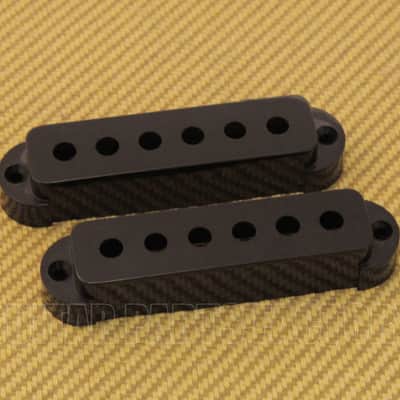 PC-6405-023 (2) Black Guitar Pickup Covers for Fender Jaguar