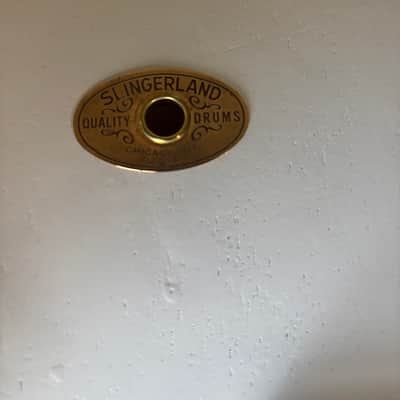 Slingerland Concert Bass Drum 1946-1957 - White Lacquer image 7