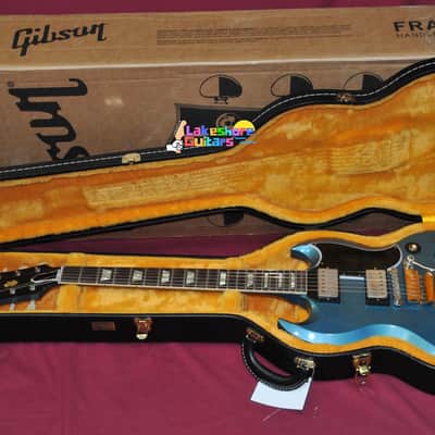 Gibson Custom Shop Murphy Lab '64 SG Standard Reissue Light Aged 2022 - Antique Pelham Blue image 12