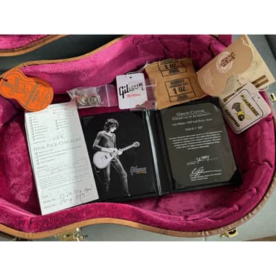 Gibson JOE PERRY LES PAUL TOM MURPHY HAND AGED 59 2013 - Faded Tobacco Burst image 15