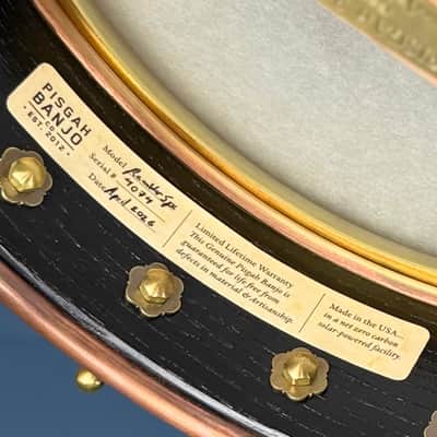 Pisgah A-Scale Cherry Rambler Special 5-String Banjo with 11" Copper Spun-Over Rim image 22