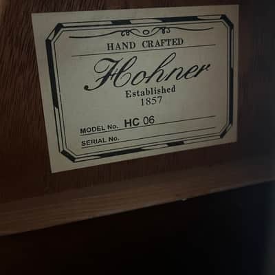 Hohner HC06 Classical Acoustic Guitar 2010s - Natural image 3