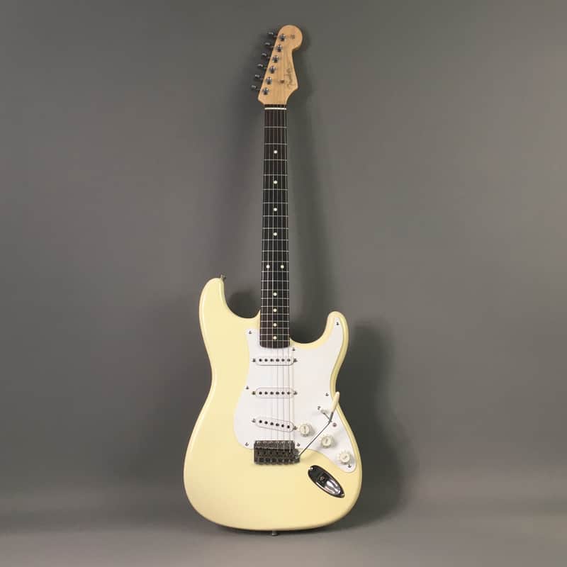 Vintage Fender Japan Strat MIJ 62RI Olympic White Reverse Nitro Relic Neck Hendrix Tribute Rare Guitar 7.6 lb Tweed HSC image 1