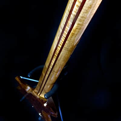 Bezard Guitars Famine 5 String Fretless, Custom Shop, Single Cut Boutique Bass image 22