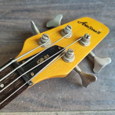 1988 Aria Pro II IGB-85 Integra Bass (Natural) image 6