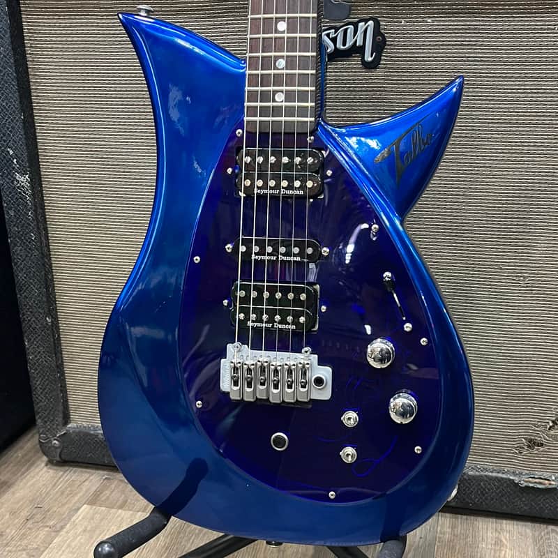 Tokai Talbo Blazing Fire Wilkinson Aluminum 2000s - Platinum Blue image 1