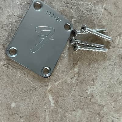 1966 Fender guitar neck plate Jazz Precision Mustang bass image 2