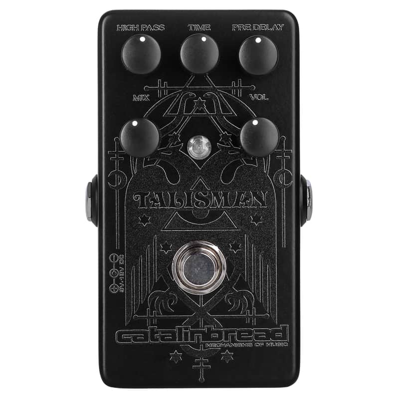 New Catalinbread Talisman Plate Reverb Guitar Effects Pedal Blackout Series image 1