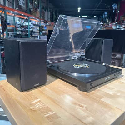 Audio-Technica AT-LP60X-BK -Package- Automatic Belt Drive Turntable Package with Edifier R990BT Bluetooth Speakers image 2