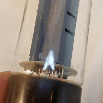 Mullard 1% Tight Matched Pair (2) EL34 6CA7 dual getter tNOS AT1000 TESTED Vacuum Tubes Blackburn Xf2 brown base Power Pentode 1962-1968 image 11