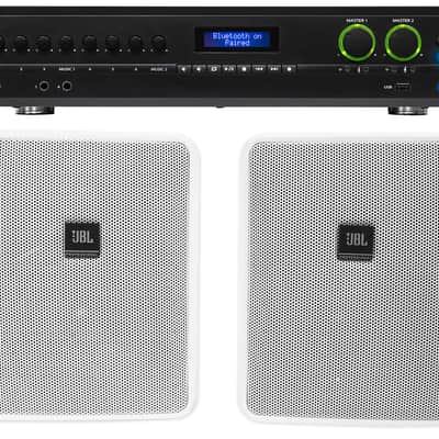 JBL VMA2120 2-Channel/Restaurant 2-Channel Amplifier+(2) JBL 5.25" Wall Speakers image 1