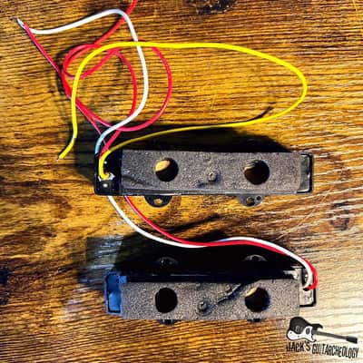 Squier Jazz Bass Pickup Set (2010s - Black) image 5