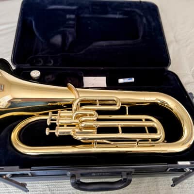 Yamaha YEP-201 Standard Euphonium 2010s - Lacquered Brass image 5
