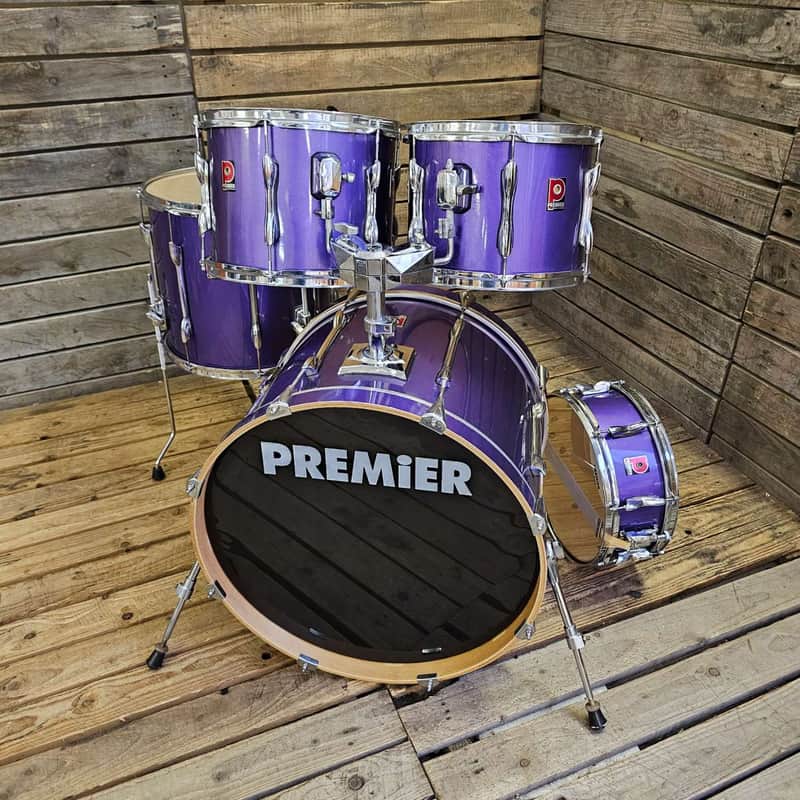 Drum Kit Premier Cabria Lacquer MK1 Purple USED! RKCAB310525 image 1