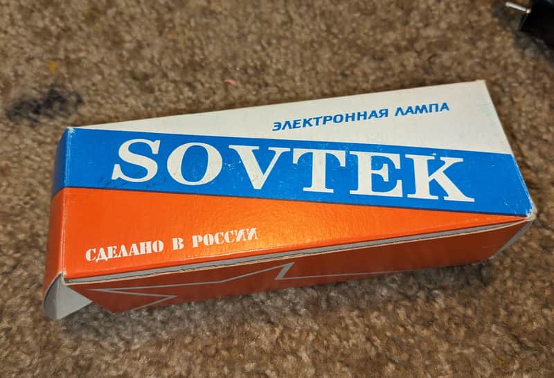 Sovtek vacuum tubes 6L6WXT+ tetrode 1980's image 1
