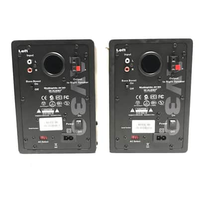 M-AUDIO Studiophile AV 30 Compact Monitor Speakers (PAIR) - USED image 4