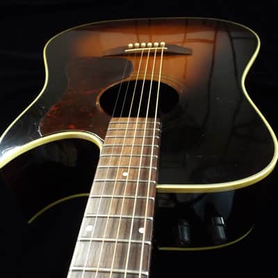 Super RARE Vintage Guild D-40CE Sunburst Acoustic Electric Cutaway 1980-81! image 10