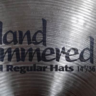Sabian 14" HH Hand Hammered Regular Hi-Hat Cymbals (Pair) 1992 - 1998 - Natural image 5