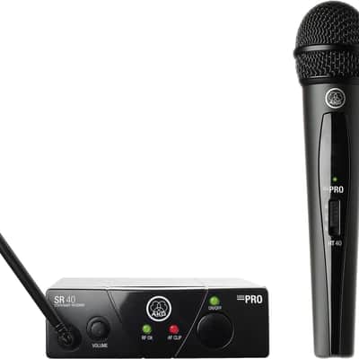 AKG Pro Audio WMS40MINI Vocal Set Band US25D Wireless Microphone System, with SR40 Receiver and PT40 Mini Pocket Transmitter image 1