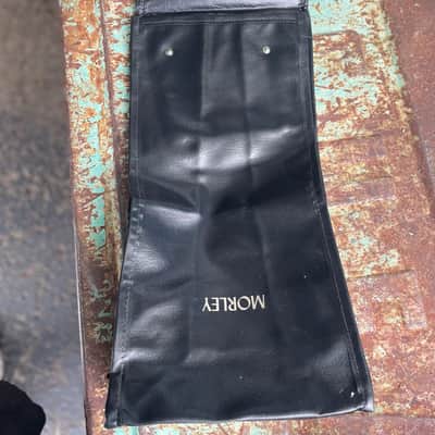 Morley New Old Stock Vintage Slimline Wah Volume Carry Case Black Leather Bag image 1