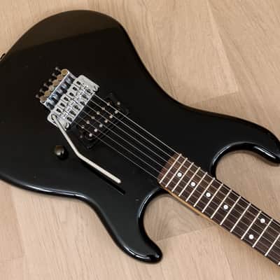 1987 Kramer Focus 1000 Vintage Superstrat Black w/ Floyd Rose