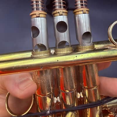 Blackburn Custom Trumpet – Gold Plate – Serial #007 Early Blackburn | Rare Single-Digit Serial | Outstanding Player image 8