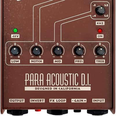 【箱ナシ】L.R. Baggs PARA ACOUSTIC D.I. Para DI Acoustic Guitar Preamp + DI — LR Baggs