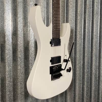 ESP LTD M-1000 Snow White Guitar & Case #0152 Used image 5
