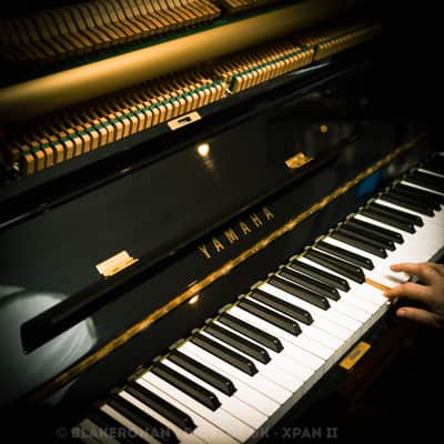 Yamaha u3 upright piano 19XX - Black Perfect Condition image 11