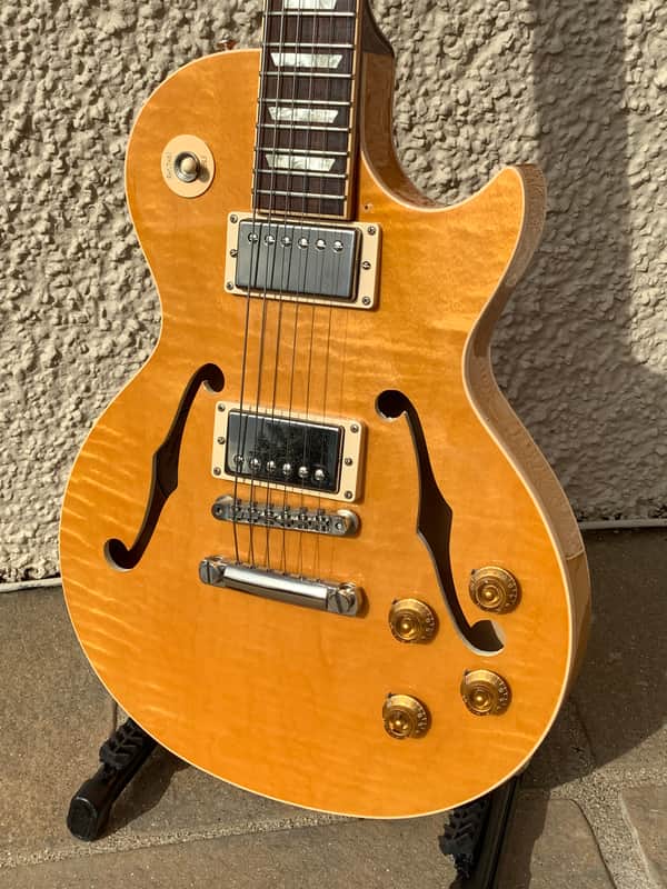 Gibson Memphis ES-Les Paul 2016 - Transparent Amber image 1