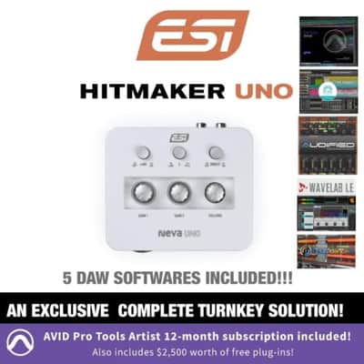 ESI Pro Tools Bundle HITMAKER UNO Audio Interface Includes Free 12 Month Subscription to Pro Tools Artist image 3