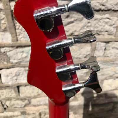 Basse vintage rouge Rockwood by Hohner LX 100 image 5