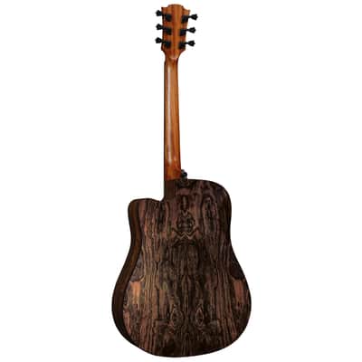 Lag Guitars THV30DCE Tramontane HyVibe 30 Cutaway Acoustic Electric Guitar w/ Bluetooth - Natural Glossy Bild 2