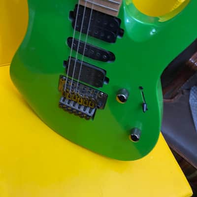 Mitchell HD400 - Green Floyd Rose Special Electric Guitar HSH Maple Neck image 8