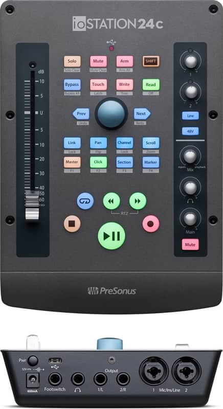 Presonus ioStation 24c USB Audio Computer Interface w/ Motorized Fader and DAW Controls image 1