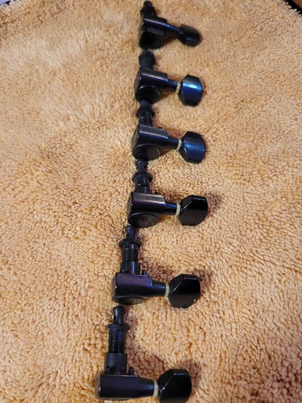Unbranded Right Handed Guitar Tuners Black image 1