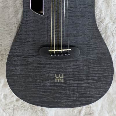 Tagima LUMI-X BK Black Smart Acoustic-Electric Guitar - Built-in Effects-B Stock image 1
