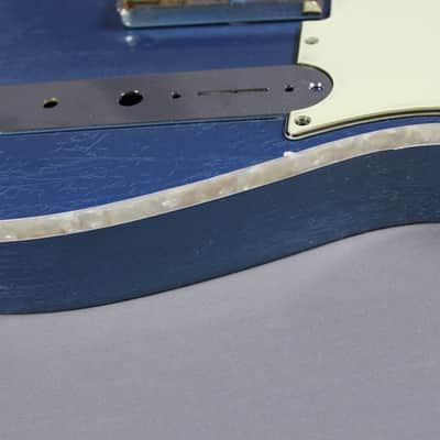 MJT Official Custom Order Vintage Aged Nitro Single Bound Guitar Body Mark Jenny VTT image 4