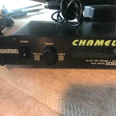 Rocktron Chameleon Guitar preamp/processor with correct power supply, rack mount bolts and washers image 2