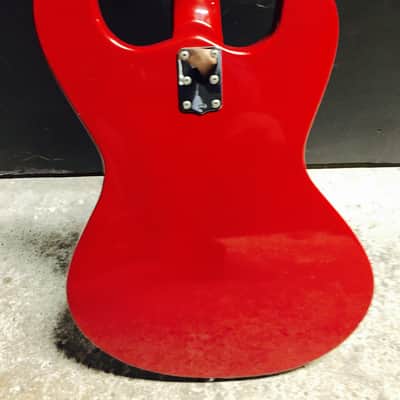 Zen-On Morales Mosrite Hi Flyer 1968 Red image 5