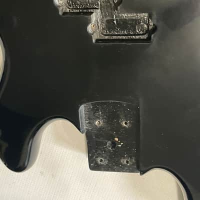 1980's Overseas Kramer Striker 700st Black 4 String Semi Loaded Electric Bass Guitar Body image 7
