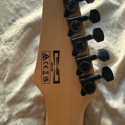 Ibanez GRG7221QA-TKS Gio with Pine Fretboard 2019 - Transparent Black Sunburst image 3