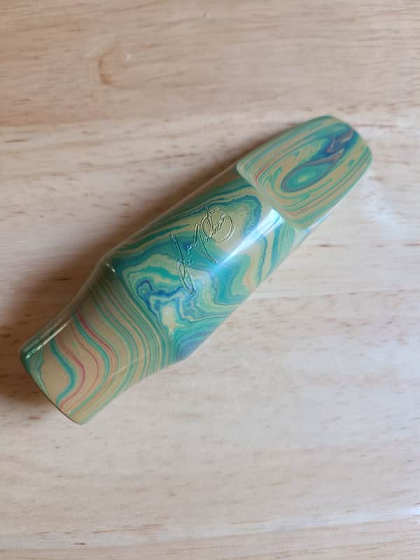 AM Mouthpieces- Marbled Hard Rubber-Tenor Sax- Ankh 7* image 1