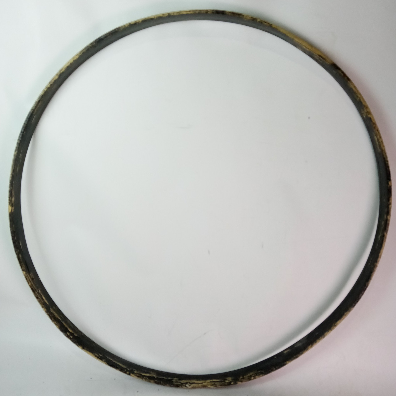 Ludwig 28"x1 3/4" Bass Drum Wood Hoop/Rim Vintage 60s USA Black Paint No Inlay — main photograph