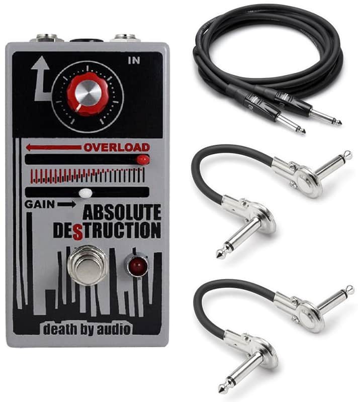 New Death By Audio Absolute Destruction Guitar Effects Pedal w/ Cables! image 1