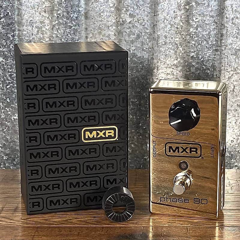 Dunlop MXR M101GLD 50th Anniversary Phase 90 Gold Guitar Effect Pedal image 1