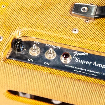 Fender Super Amp Owned by Brian Setzer image 7