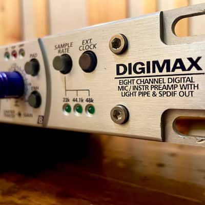 PreSonus Digimax 48kHz 8-Channel Mic Preamp 2000s - Silver image 11