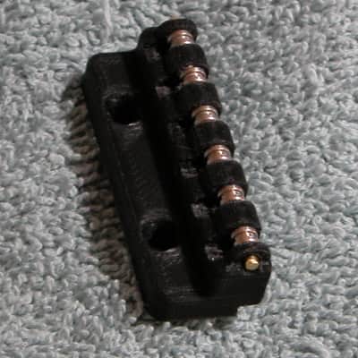 Original Roller Nut for Gretsch 5700 Palm Pedals Steel Slide Lap Guitar for DIY Builds Fits to width of fretboard spacing slightly wider than the little metal nut GeorgeBoards™ image 2