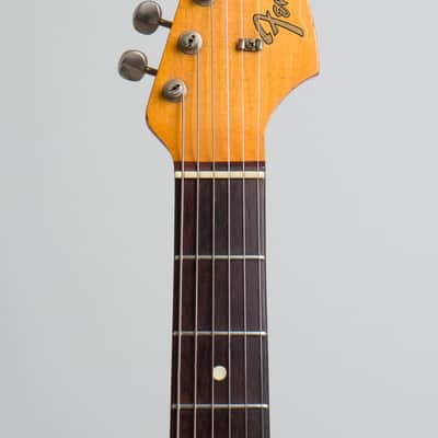 Fender  Stratocaster Solid Body Electric Guitar (1965), ser. #L77176, vintage road case. image 5